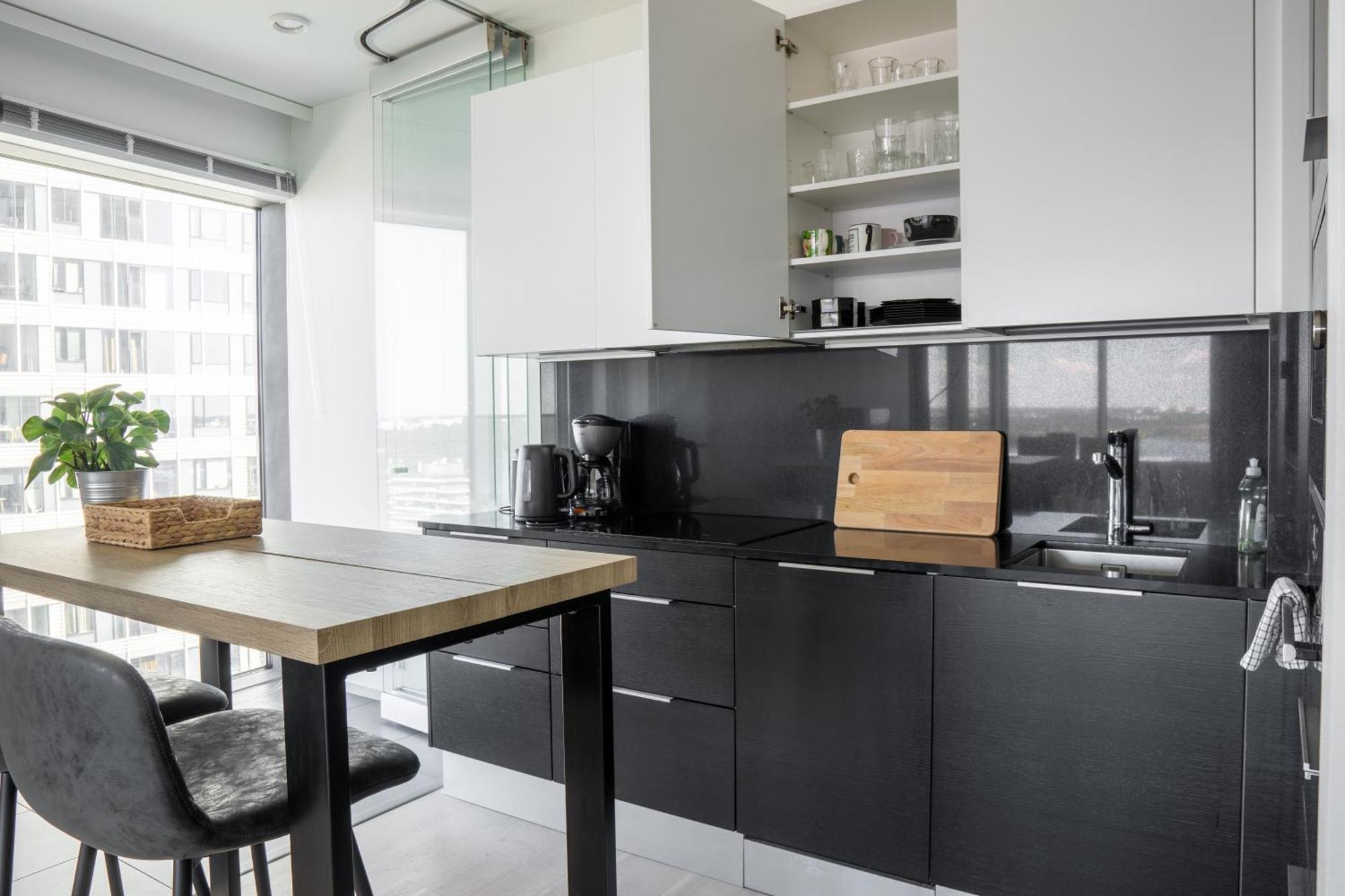 18Th Floor Helsinki High Point 1 Bdr Apartment With City View - Free Garage Parking Exteriör bild