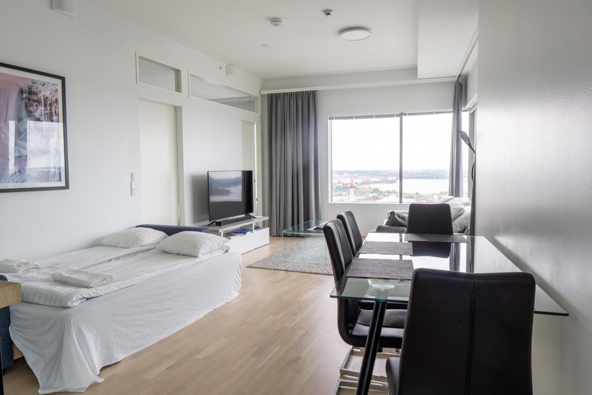 18Th Floor Helsinki High Point 1 Bdr Apartment With City View - Free Garage Parking Exteriör bild